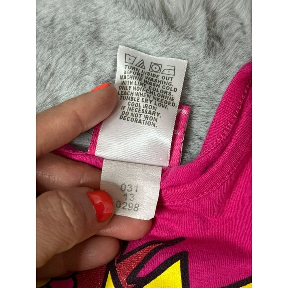 Hello Kitty by Sanrio 24M Toddler Girl LS T-Shirt Heart Floral Bow Hot Pink - Picture 7 of 7